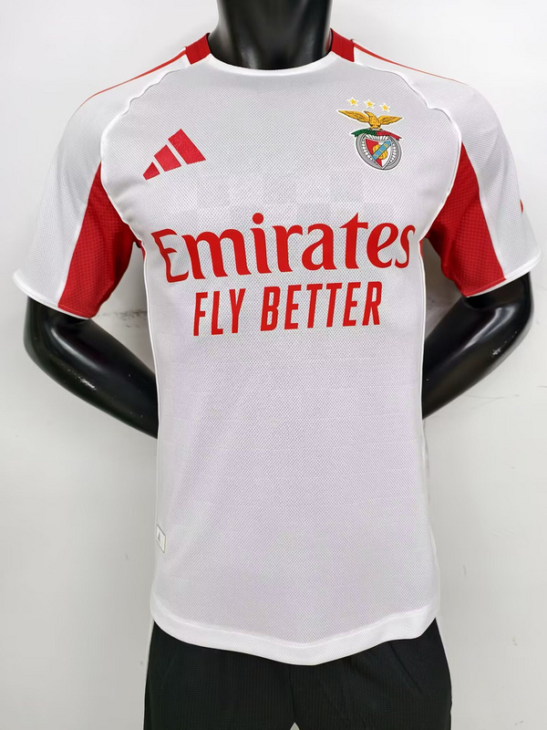 AAA Quality Benfica 25/26 Third White/Red Soccer Jersey(Player)